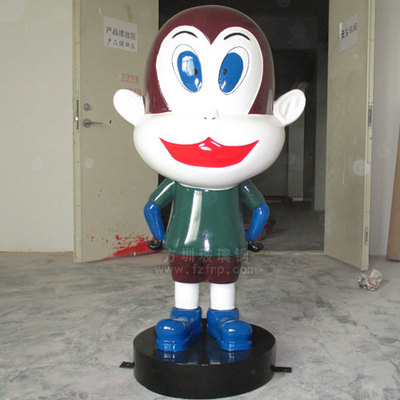 深圳校園玻璃鋼生肖猴雕塑 方圳廠家的專業(yè)制作與角鋼應(yīng)用